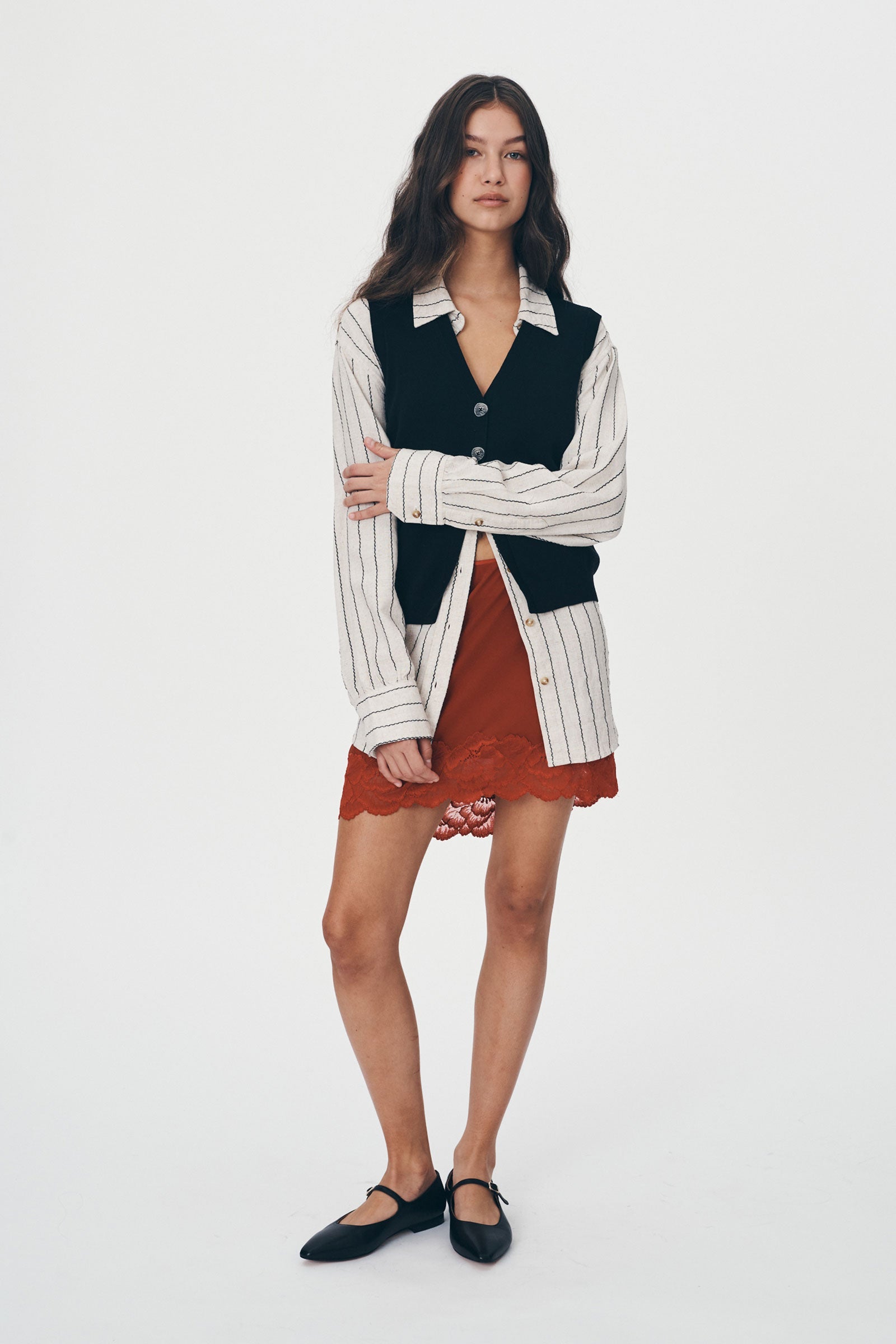 Marina Silk Mini Skirt