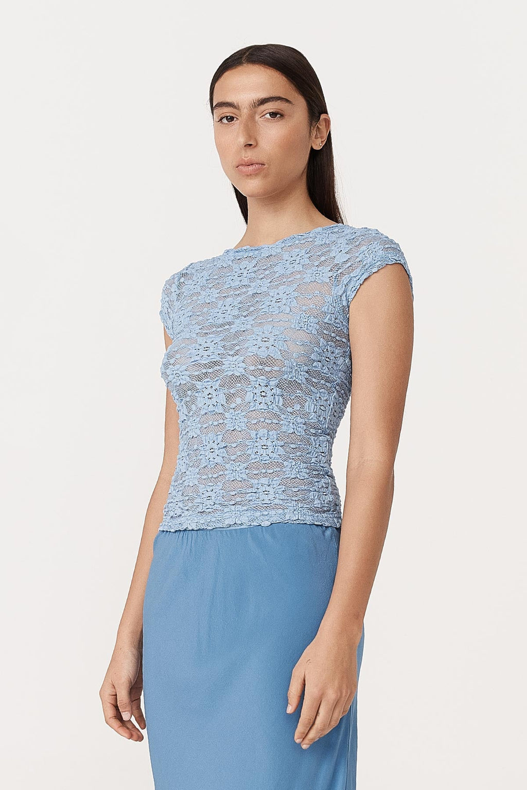 Galo Sunflower Lace Tee