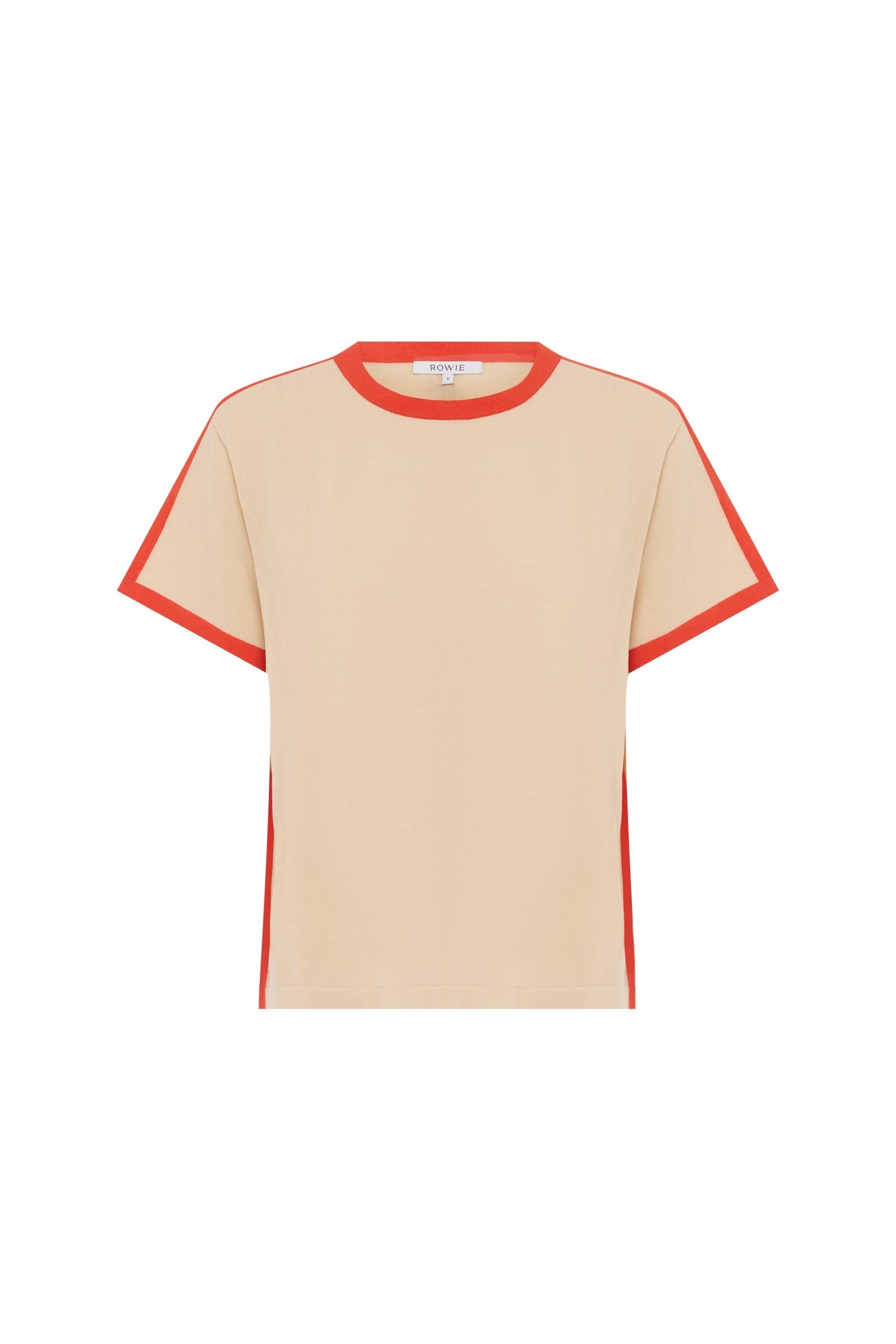Rania Contrast Knit Tee